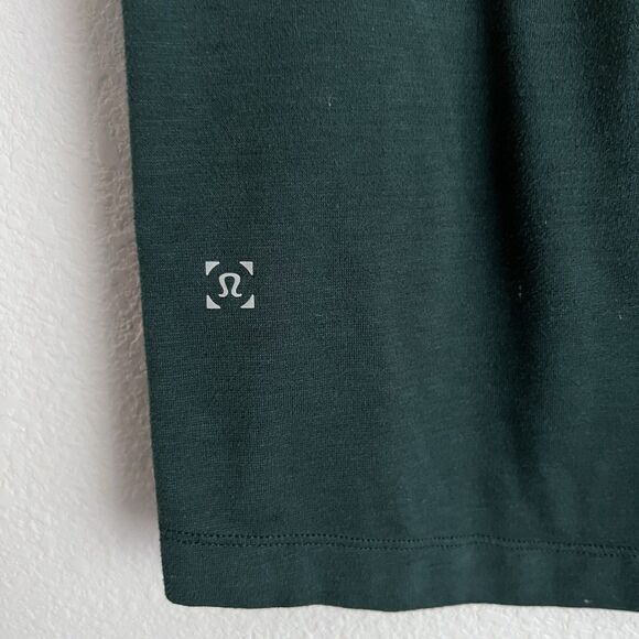 Lululemon Mens Evolution Polo Size Small Dark Green - Picture 3 of 5